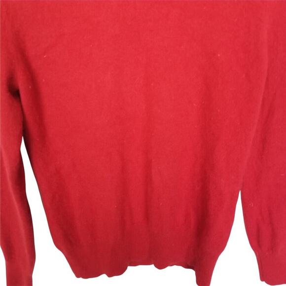 Neiman Marcus Womens Cashmere Sweater Bow Tie Neck Size S Holiday Xmas Preppy - Picture 3 of 7